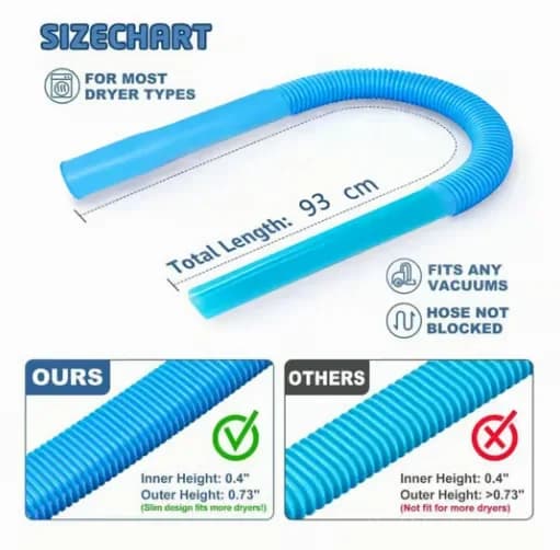 Dryer Vent Cleaner Kit, 1-Piece Lint Removal Tool - View 4