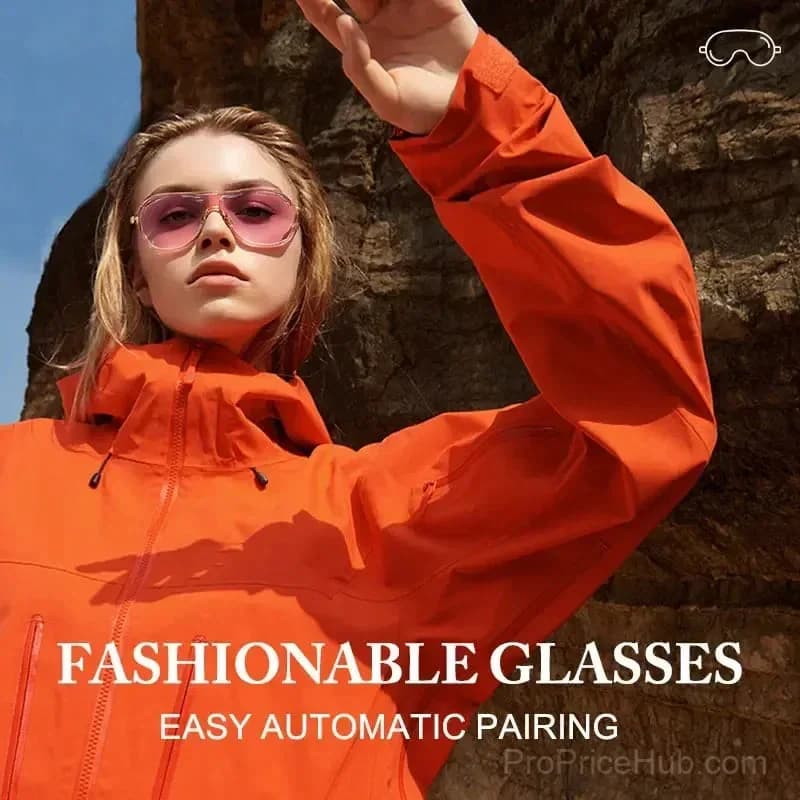 Smart Bluetooth 5.4 Audio Sunglasses – Open-Ear, UV & Blue Light Protection - View 2