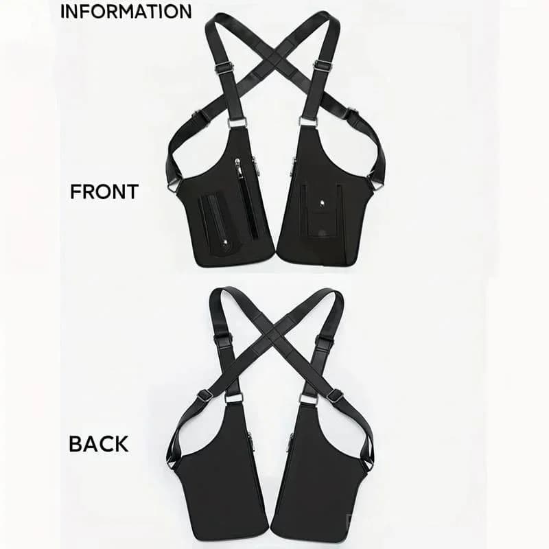 Premium Leather Adjustable Underarm Shoulder Bag for Men - View 9