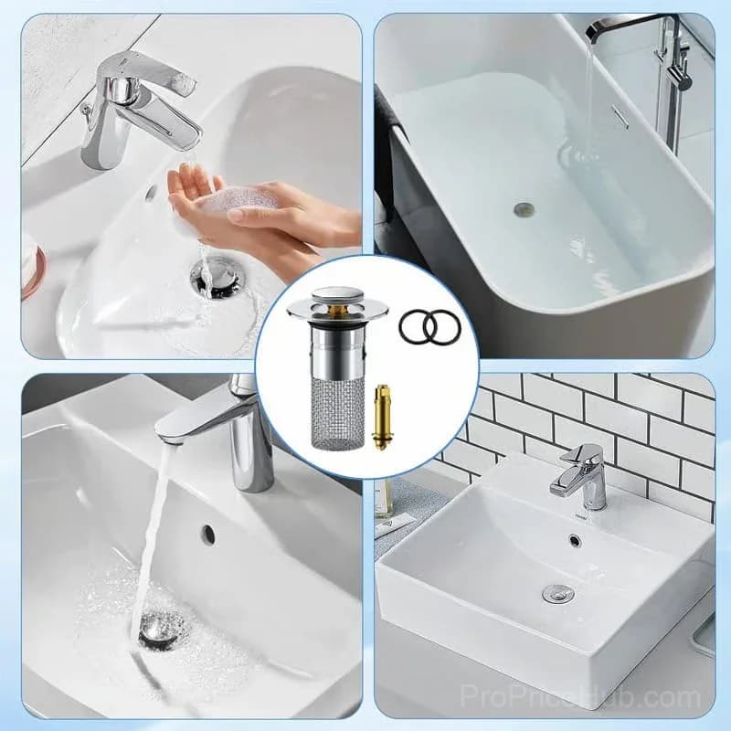 Sink Drain Strainer to Help Prevent Clogs - View 2