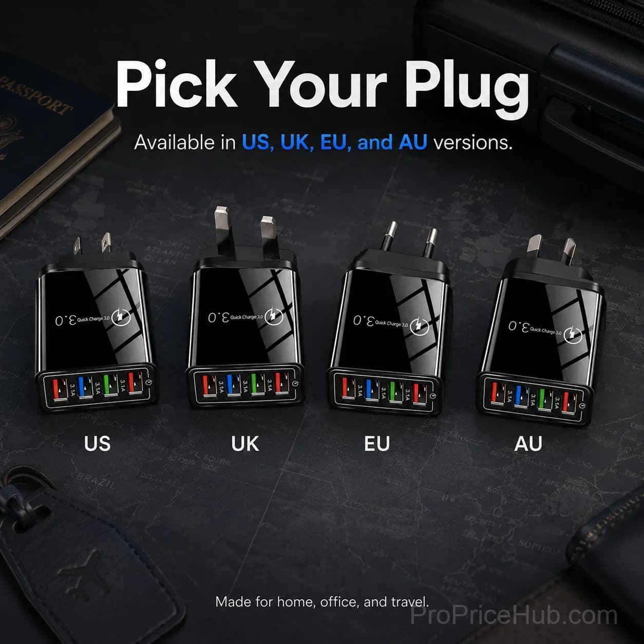 The Charger Big Tech Hates⚡4-Port Quick Charge 3.0 + AI Performance Boost - View 5