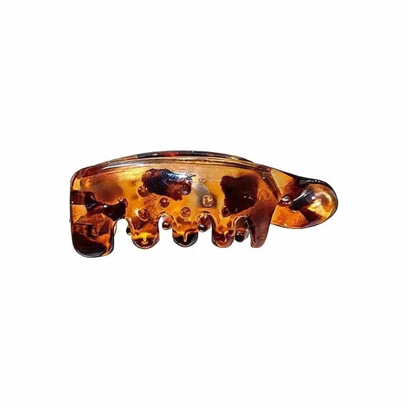 Non-Slip Banana Hair Clip, Crystal Gray - View 3