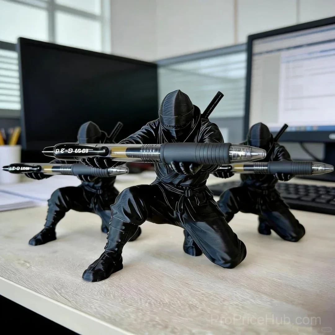 3D Printed Samurai Pen Holder Desk Organizer - View 1