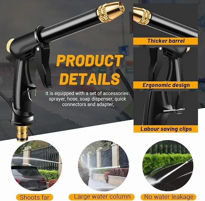 Powerful High-Pressure Home Car Wash & Garden Sprayer - View 5