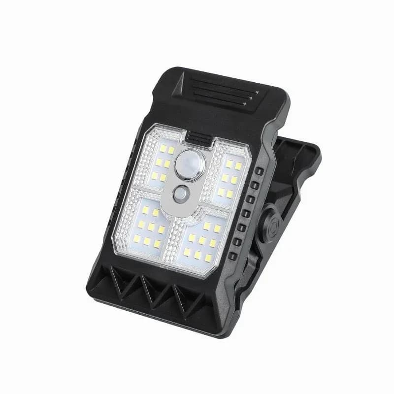 Practical Clip-On Solar Lamp with Motion Sensor - View 1