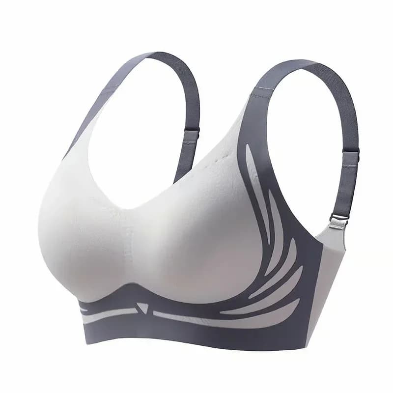 Women's Wire-Free Anti-Sagging Push-Up Bra, Green, M (B/C) - View 11