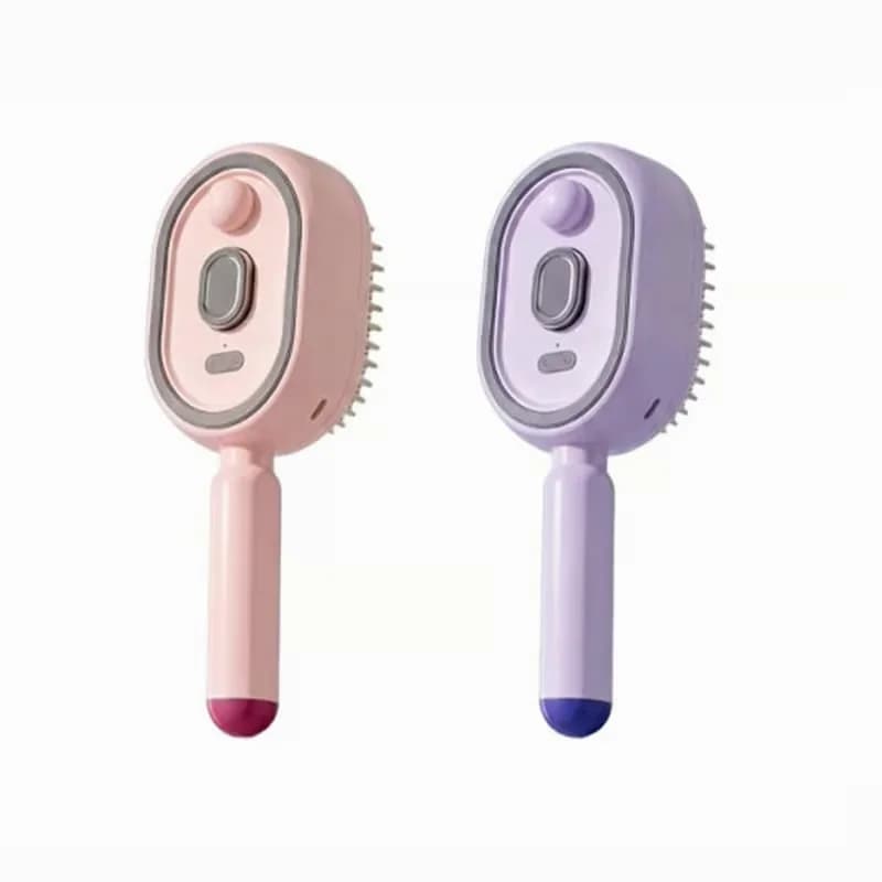 Electric Spray Air Cushion Massage Comb, White - View 9