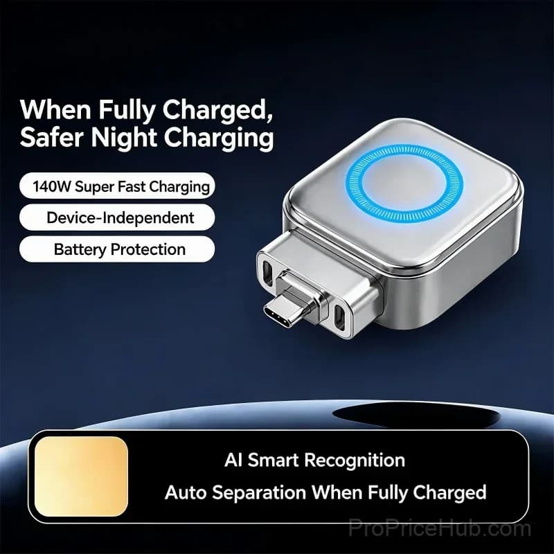 Auto Power-Off Fast Charging Adapter (1 Pack) - View 1