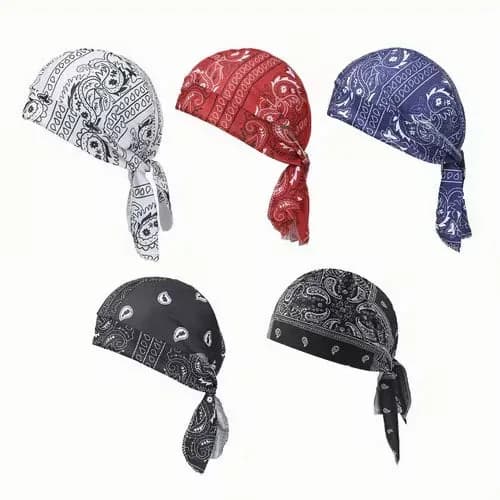 Paisley Cooling Headscarf Cap - View 4