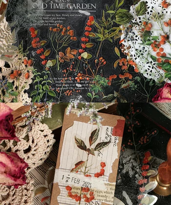 240 Pcs Memory Garden Series PET Stickers Set - View 5
