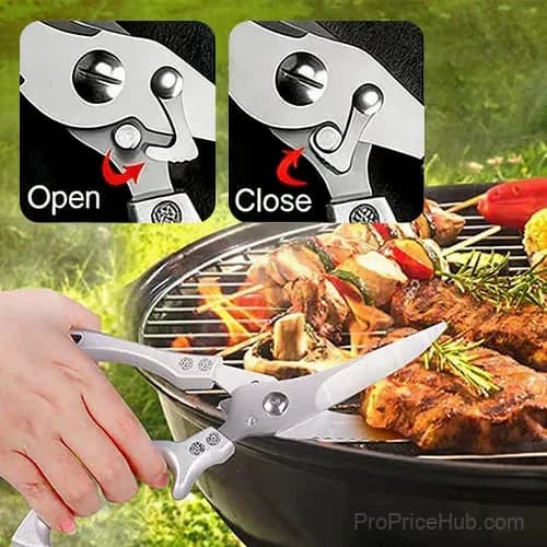 Heavy-Duty Multifunction Kitchen Shears – 4-in-1 with Fish Scaler & Bottle Opener - View 8