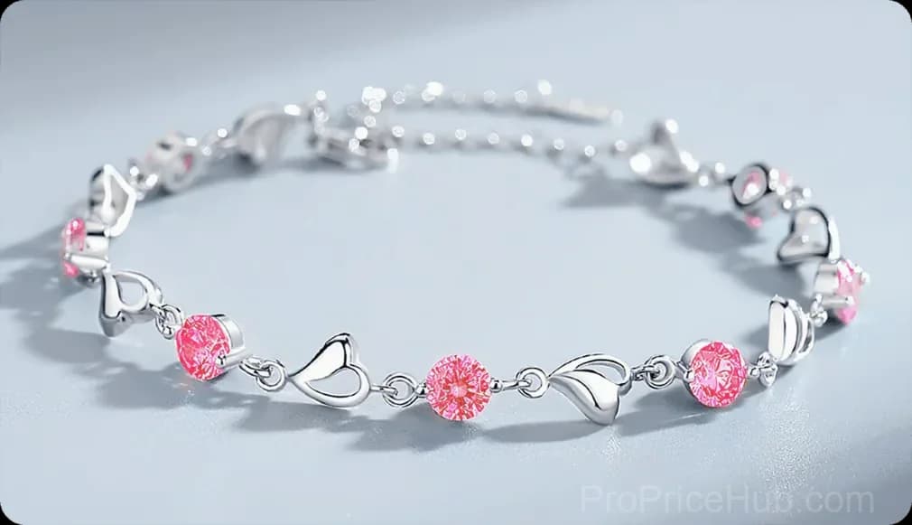 Sparkling Lucky Clover Bracelet, Single - View 23