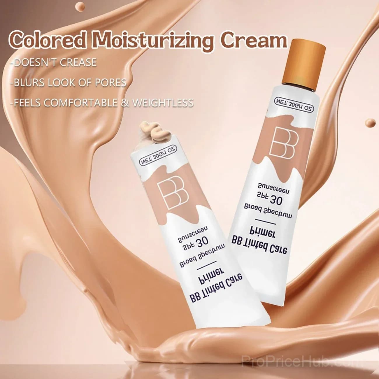 Moisturizing BB Cream Concealer SPF 30+ with Brush - View 3
