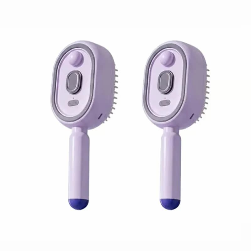 Electric Spray Air Cushion Massage Comb, White - View 6