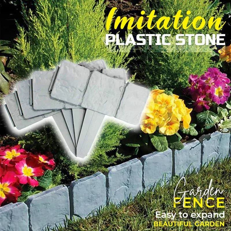 Imitation Stone Garden Fence - View 1