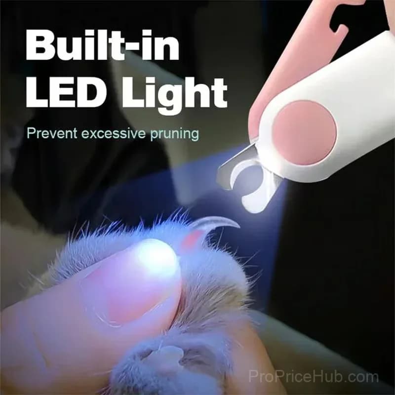 Blue LED Pet Nail Clipper for Grooming - View 2