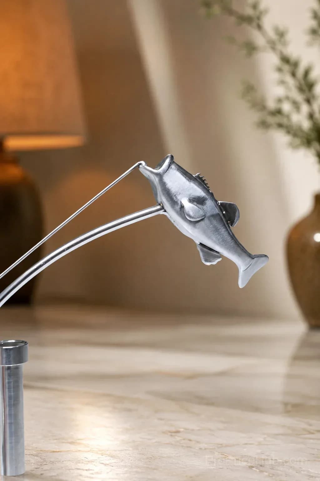 Fisherman Balancing Sculpture Decorative Ornament - View 6