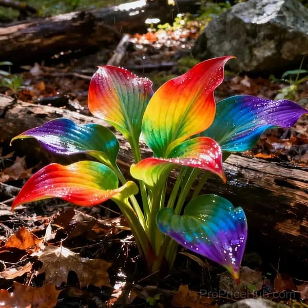 Rare Colored Hosta Rhizome - Live Perennial Plant Root for Shade Gardens - View 1