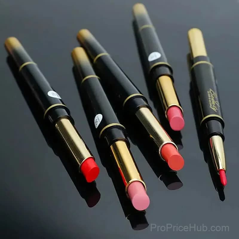 Double-Ended Matte Lip Liner & Lipstick – Waterproof, Non-Fading - View 3