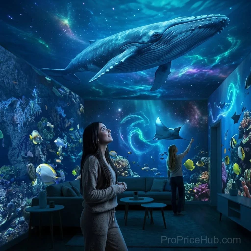 5D Galaxy Ocean Smart Projector Night Light for Bedroom & Car - View 7
