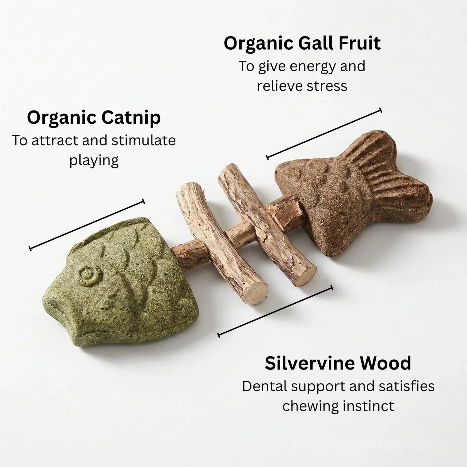 Catnip & Silvervine Chew for Cats - View 2