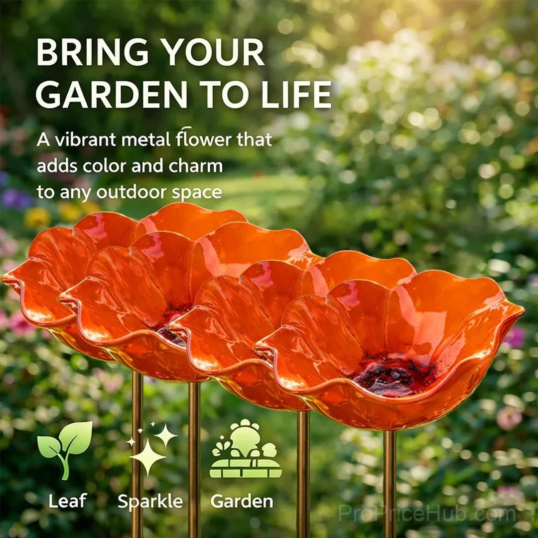 Handmade Metal Flower Garden Stake - View 29