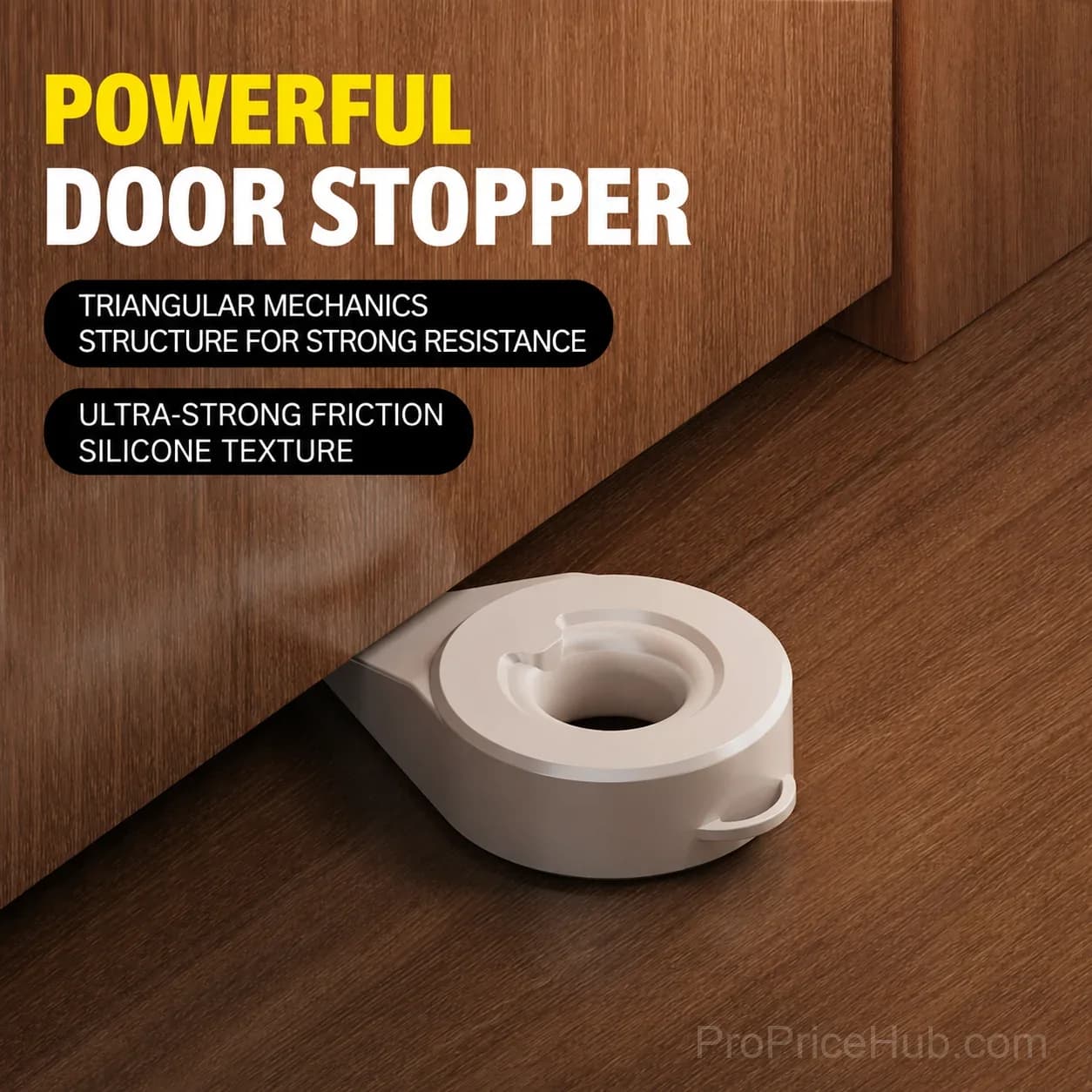 Portable Door Security Alarm, Security Door Wedge for Home, Hotel & Office - View 5