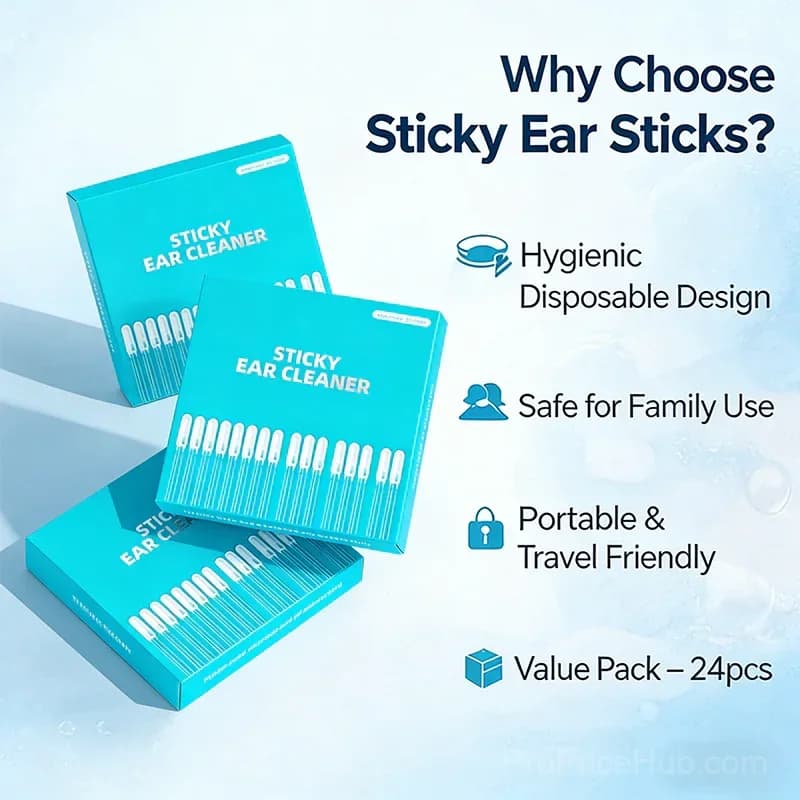Sticky Ear Cleaning Sticks for Gentle Ear Care - View 3