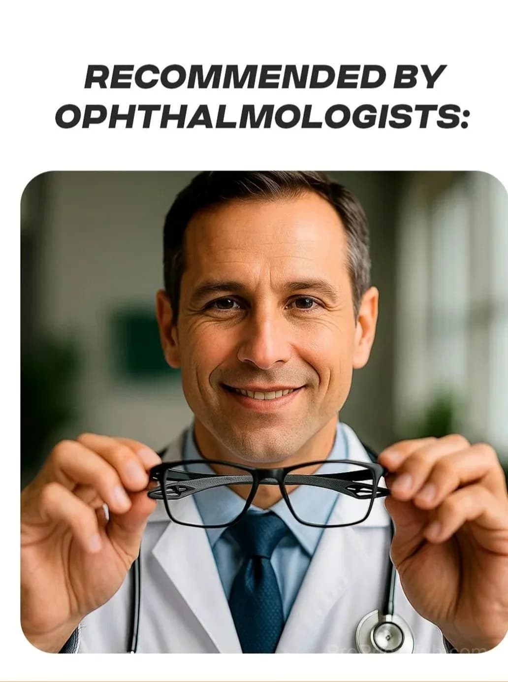 VisionSync Multifocal Reading Glasses, Orange, Age 45-49, 100° - View 8