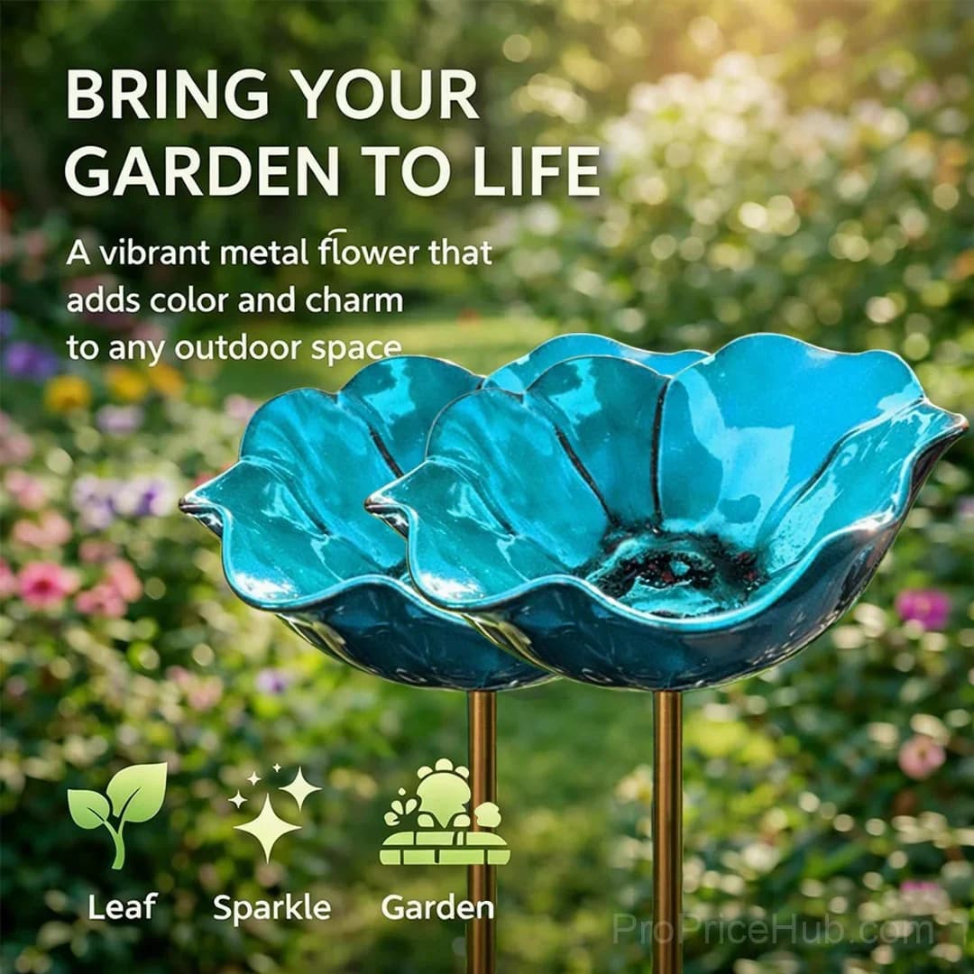 Handmade Metal Flower Garden Stake - View 27