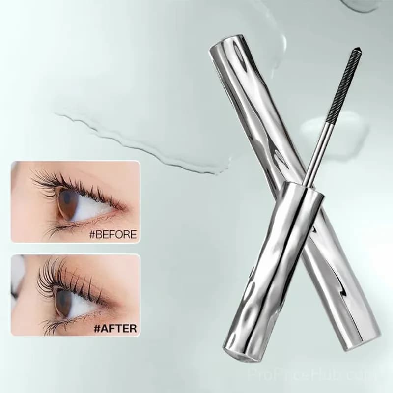 Waterproof Sweatproof Lengthening & Curling Mascara, Black - View 4