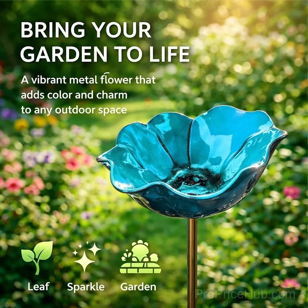 Handmade Metal Flower Garden Stake - View 20