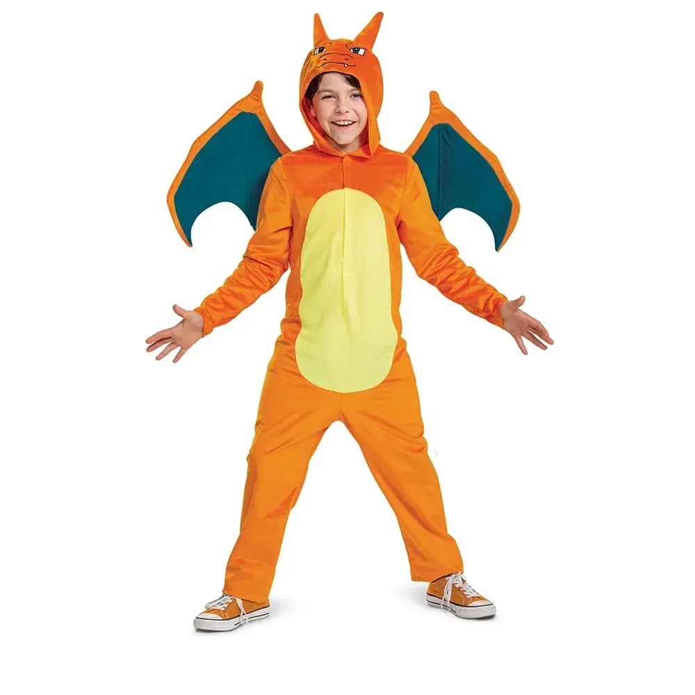 Kids Charizard Halloween Costume, 3-Piece Set, 130cm - View 3