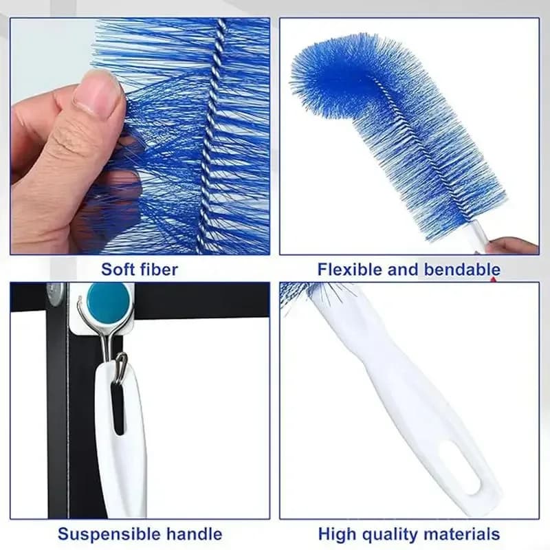 3-Pack Bendable Microfiber Duster Set – Flexible Cleaning for Ceiling Fans & Gaps - View 3
