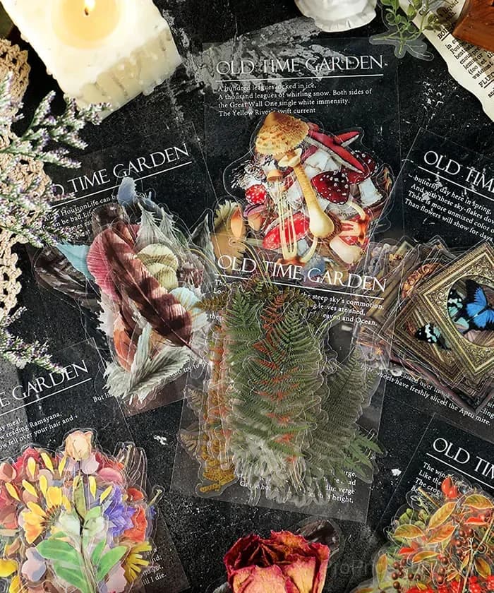 240 Pcs Memory Garden Series PET Stickers Set - Main