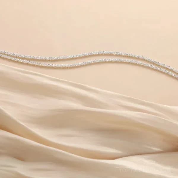 Minimalist Layered Shiny Anklet for Women - View 8