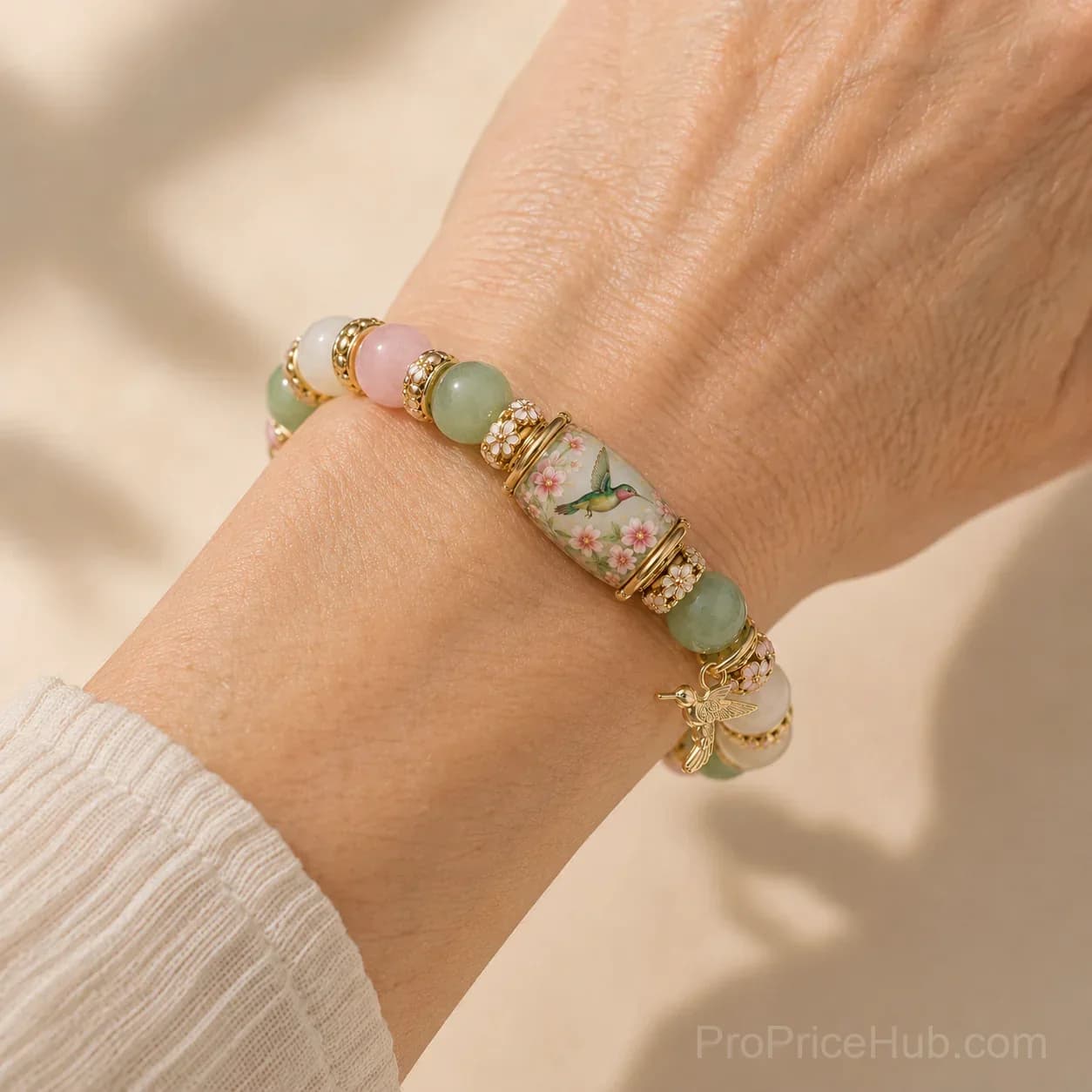 2026 Limited Edition Handmade Bracelet - Love, Peace & Spring Blessings - View 6