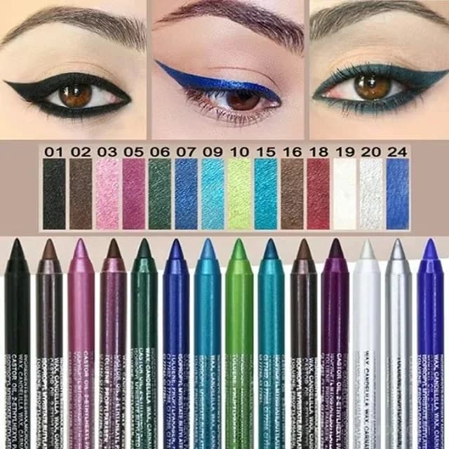 Waterproof Long Lasting Eyeliner Pencil - 01 - View 3