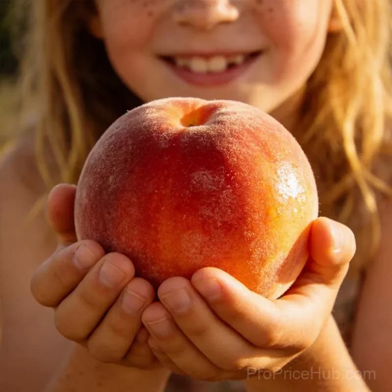 Heirloom Honey Red Dwarf Peach Tree Live Seeds - View 2