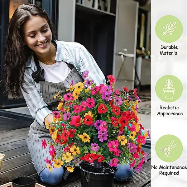 Realistic UV-Resistant Outdoor Artificial Flowers – Zero Maintenance - Main