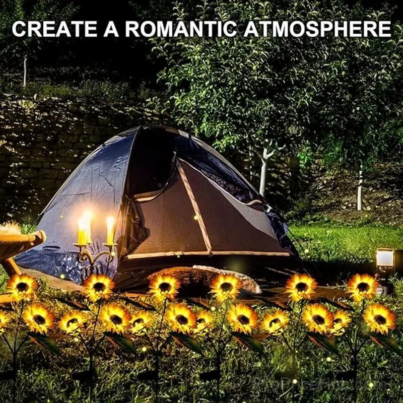 Solar LED Sunflower Garden Lights - View 3