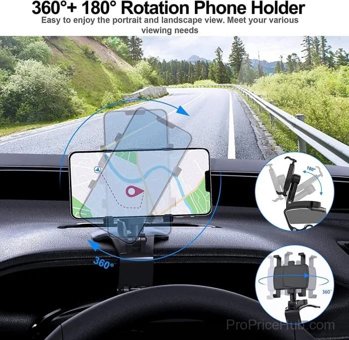 360° Rotating Car Phone Holder - View 2