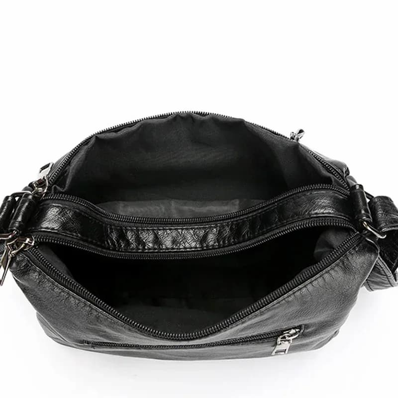 Women's Soft PU Leather Multi-Pocket Crossbody Bag - View 8