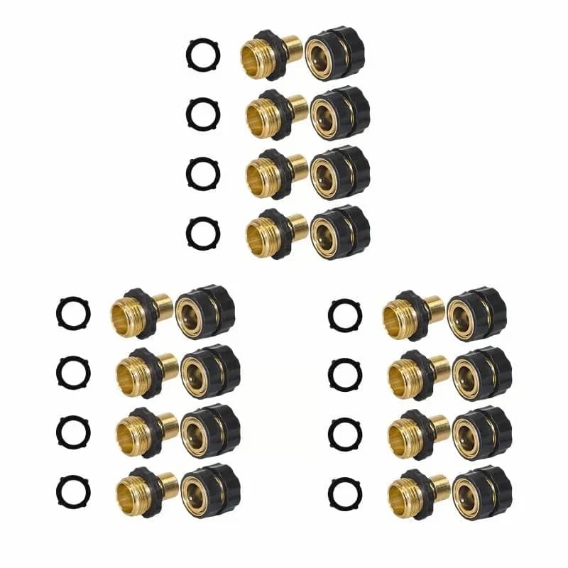 3/4 in Garden Hose Quick Connectors, Set of 4 - View 3