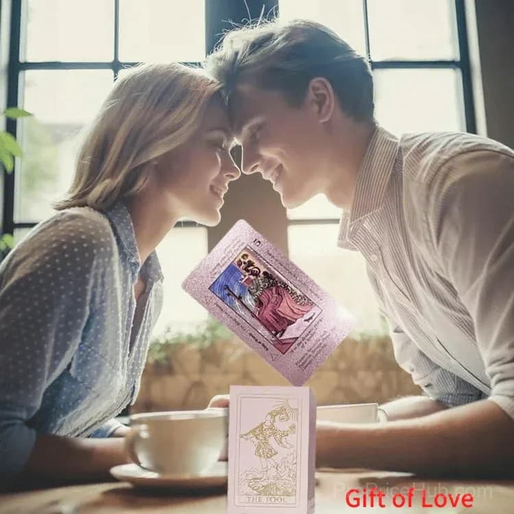Rose Gold Tarot Card Deck with Guide Book - View 2