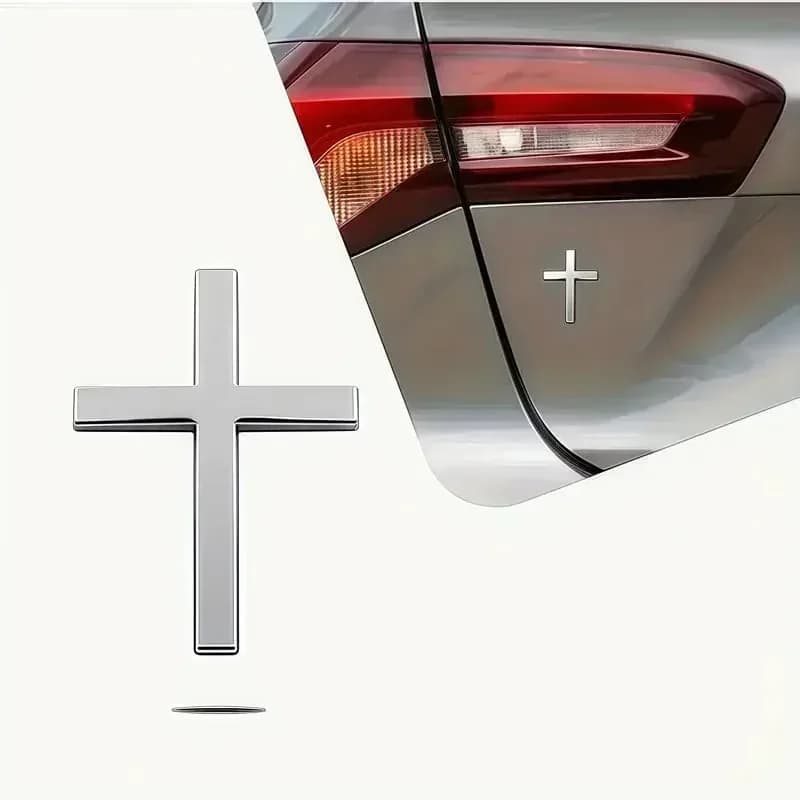 Christian Cross Sticker - View 8