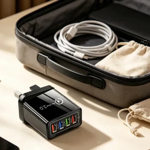 The Charger Big Tech Hates⚡4-Port Quick Charge 3.0 + AI Performance Boost - View 8