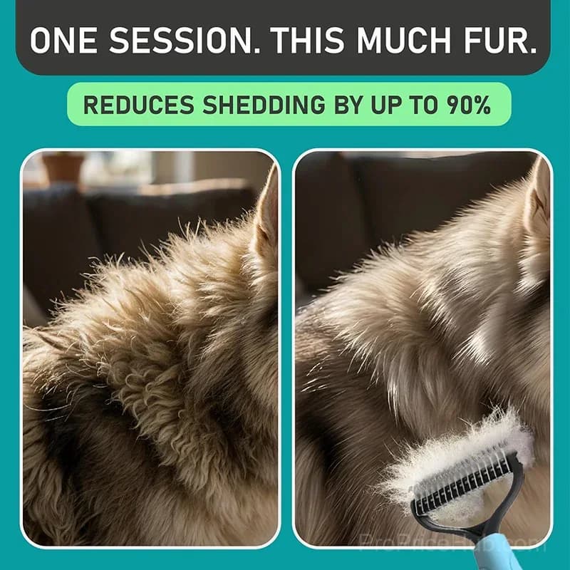 Dual-Sided Pet Grooming Comb for Dogs and Cats - View 5