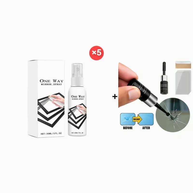 Reflective One-Way Mirror Privacy Window Spray, 1 Bottle - View 23