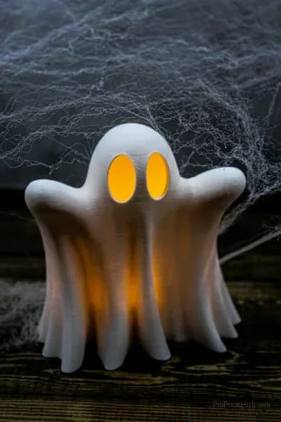 Halloween Ghost Decorations with Tea Lights - View 11